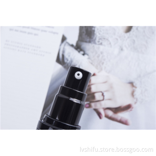 Factory Price Black Pump Plastic Cosmetic Vacuum Bottles